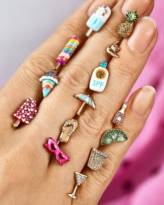 Pop the Bubbly Earring Set - Gold