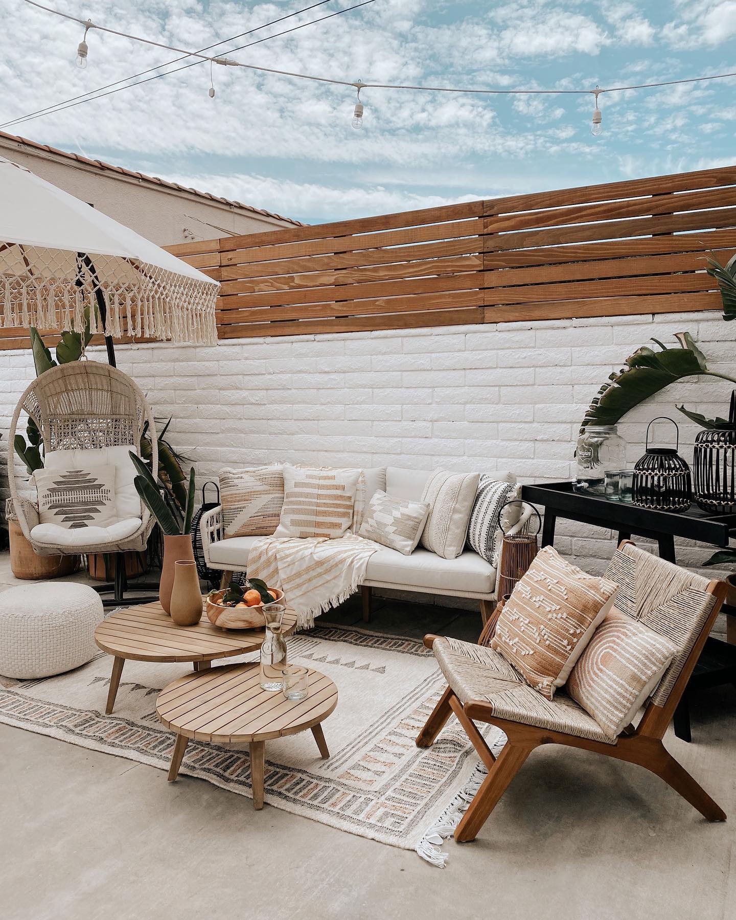 World market outdoor pouf discount