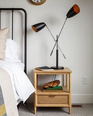 Bodie Flax Brown Medium Wood Kids Nightstand with Drawer - image 9 of 11