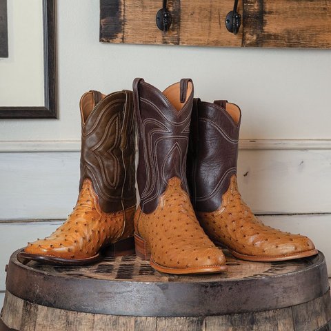 tecovas full quill ostrich boots