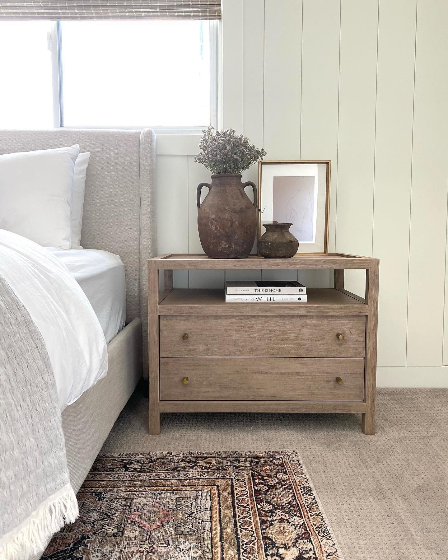 Keane driftwood store nightstand