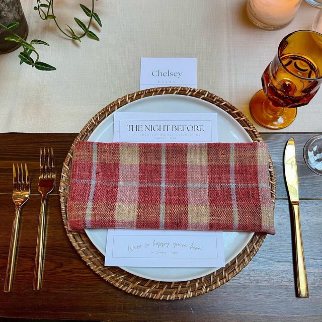 Nolen Plaid Chartreuse Placemat Nolen Plaid Chartreuse Placemat