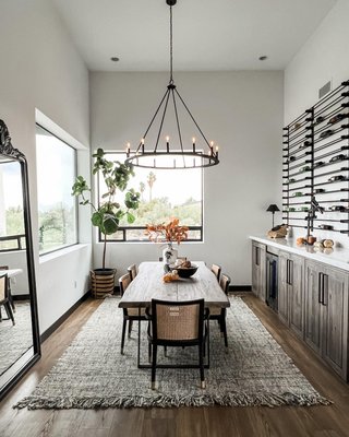 Levon Black Carved Wood Wall Mirror by Leanne Ford - image 7 of 10