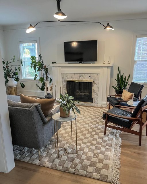 Irregular Checkerboard Rug by Sarah Sherman Samuel