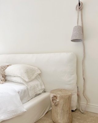 Ever White Slipcover King Bed by Leanne Ford - image 14 of 15