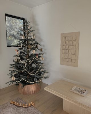 Skei Wood Natural Christmas Tree Collar 24" - image 8 of 12