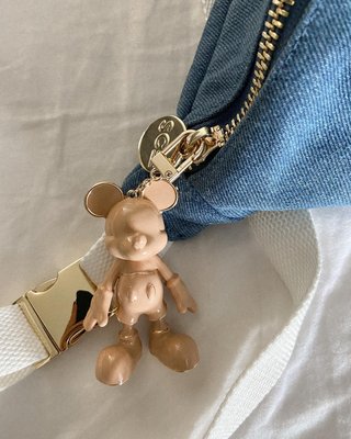 Coach Teddy Bear Bag Charm - Neutrals