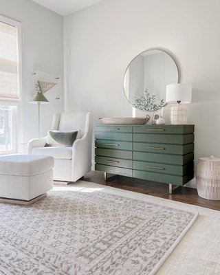 Jewel Dark Green Wood Wide 6-Drawer Kids Dresser - image 11 of 13