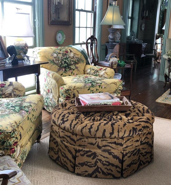 EDWIN'S COVEY LINEN PRINT - Multi On Mustard
