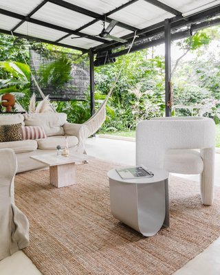 Miro Black Marble Round End Table with Natural White Oak Wood Base - image 6 of 8