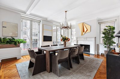 Blox 63" Rectangular Brown Wood Dining Table - image 9 of 11