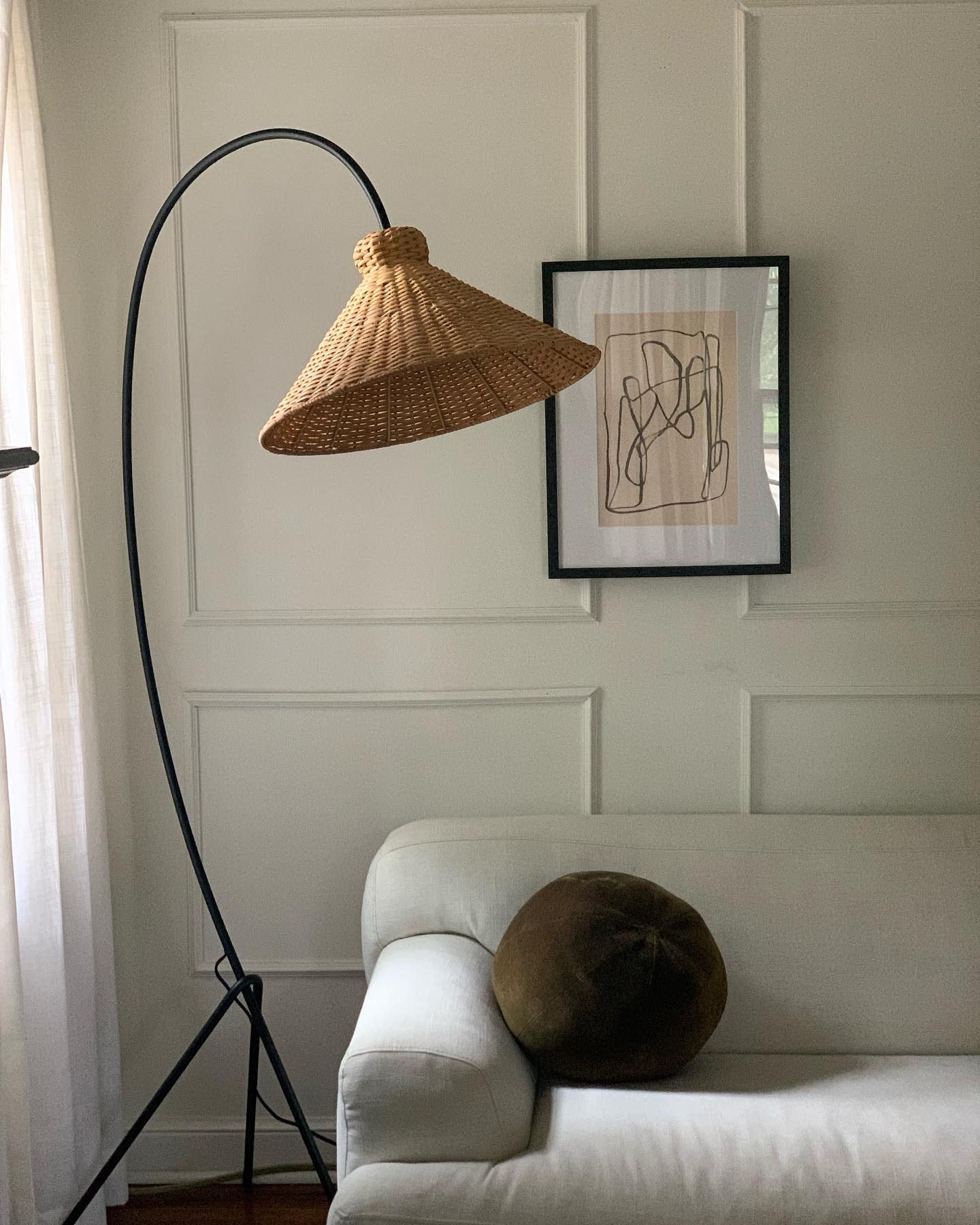 athena arc floor lamp