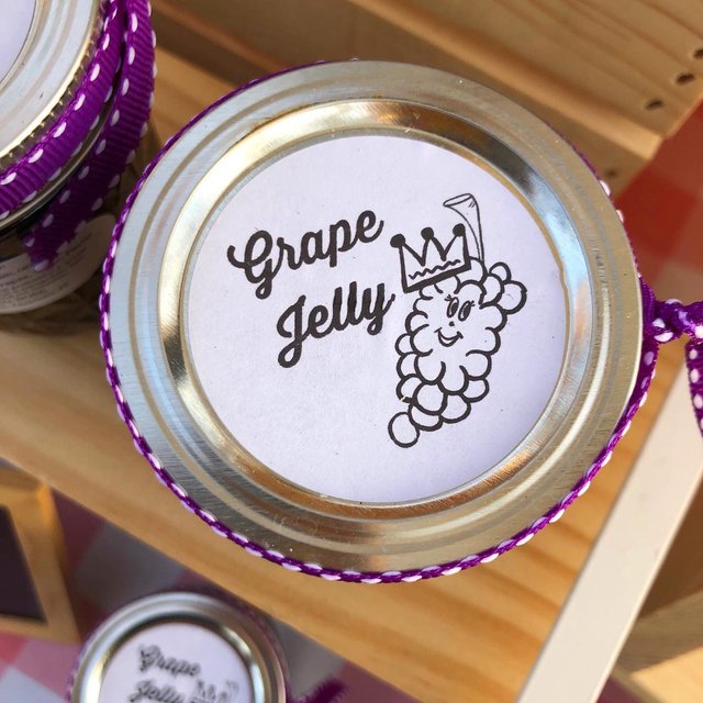Get creative with your canning labels like our friends at @fairytalegardenandfarm