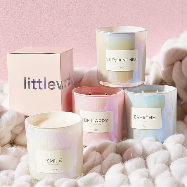 THIS JUST IN - cozy up with our new CANDLES 🕯️ to cultivate an immaculate vibe!

We created these candles in an effort to bring some good vibes to your nightstands and coffee tables. No matter what the days may bring, there’s nothing quite as relaxing as lighting your positivity candle and reminding yourself that life is good 😊

Our candles contain 14 ounces of hand-poured coconut wax. They are free of sulfates, parabens and phthalates - clean burning, eco-friendly and made in the USA with 100% unbleached cotton wicks. Choose from our four gorgeous scents and burn, baby, burn for 65 hours! ✨

Shop candles at the link in our bio and get a free keychain with your purchase!*

Which scent are you drawn to?👇

*while supplies