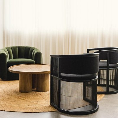 Fitz Channeled Green Velvet Swivel Chair - image 16 of 16