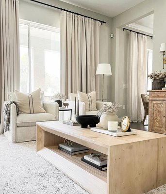 Vernon Ebonized Pine Wood 56" Rectangular Coffee Table - image 12 of 14