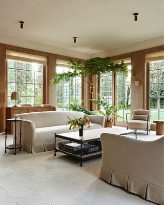 Estate Travertine and Metal Drink Table with Shelf by Jake Arnold - image 13 of 14