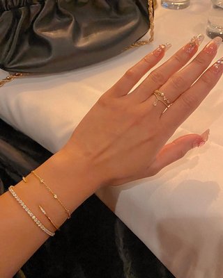 Rima 18K Gold Cuff Bracelet - Smooth Gold – 18K Gold Plated Sterling  Silver, Cubic Zirconia stones – BaubleBar