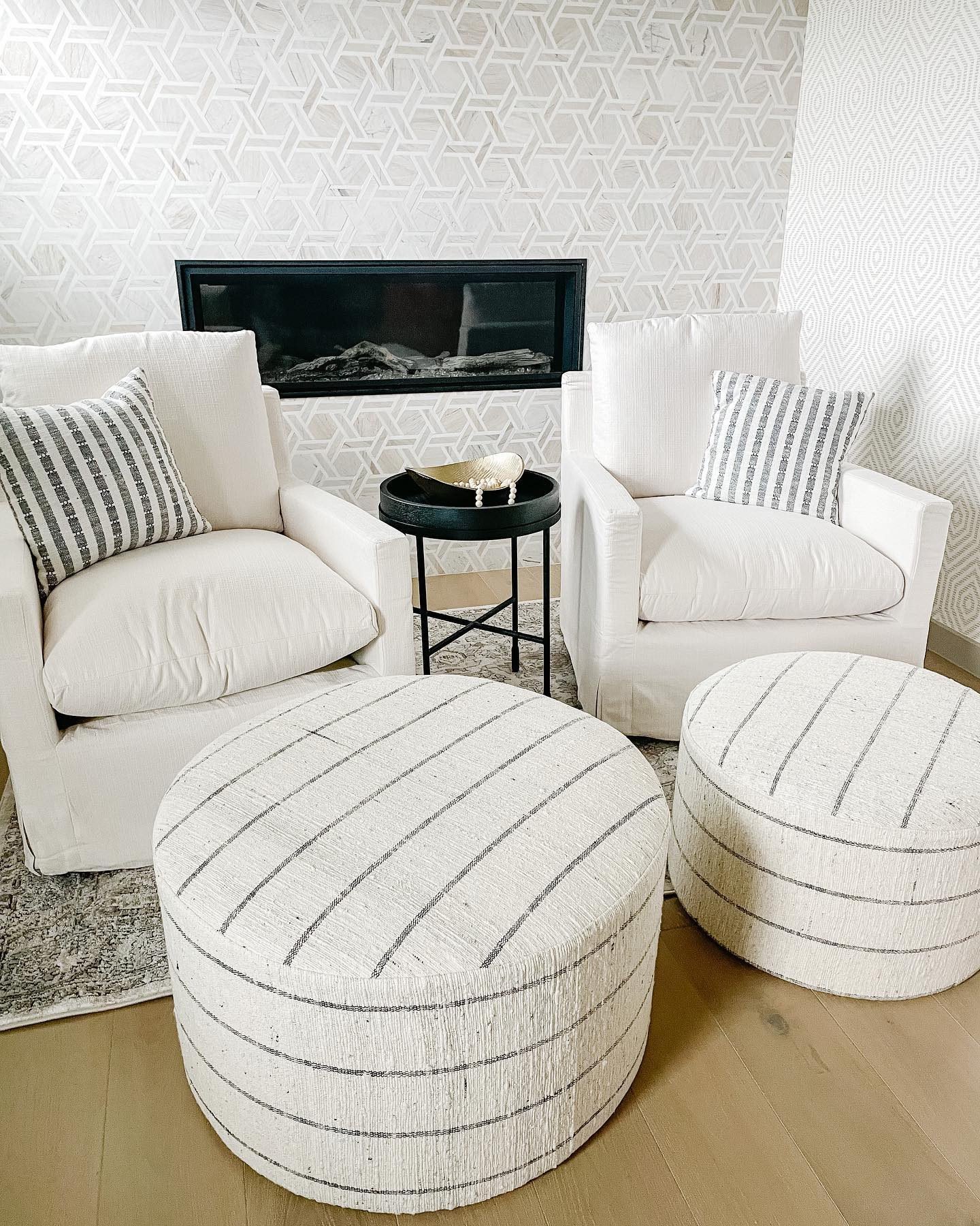 Brynn Feather Filled Swivel Chair World Market