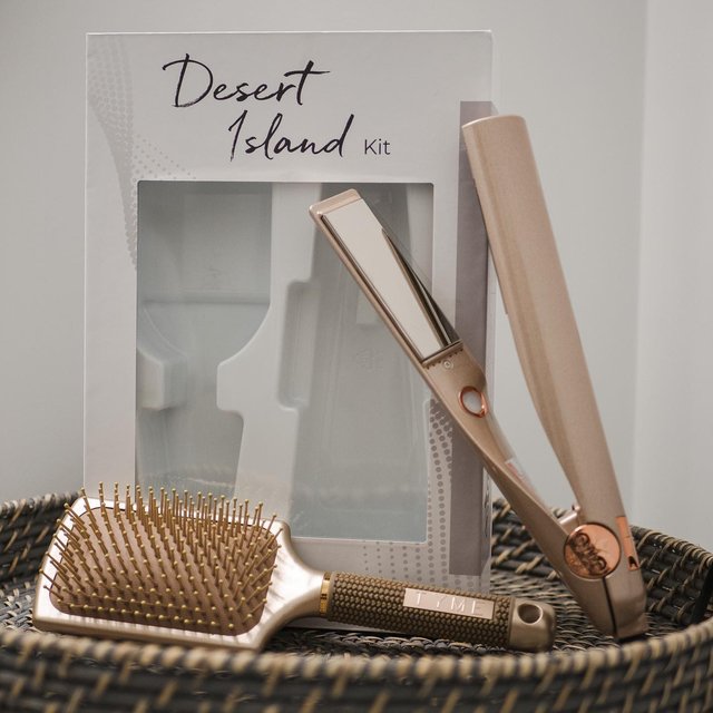 The hair care products we simply couldn't live without: the 2-in-1 styling tool, the TYME Iron Pro and our heat-resistant Paddle Brush. Shop the Desert Island exclusively through Sam's Club at the link in bio.