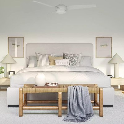 Remi Blue Linen Table Lamp 31.7" - image 9 of 10