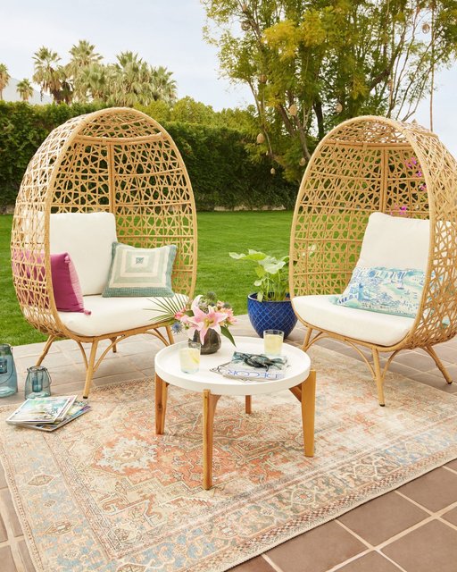 Better Homes Walmart Bowl Chair Better Homes Gardens Emerson Curvy