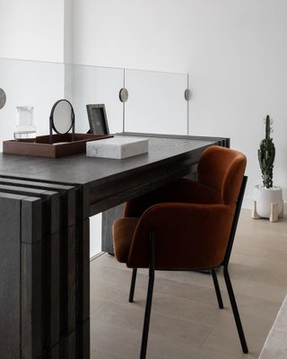 Azalea Luca Oxblood Dining Chair - image 11 of 12