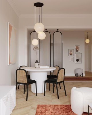 Borrego Small Round Ottoman - image 9 of 13