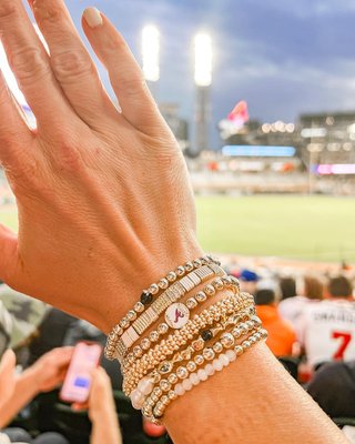 Baublebar MLB Gold Pisa Bracelet - San Diego Padres