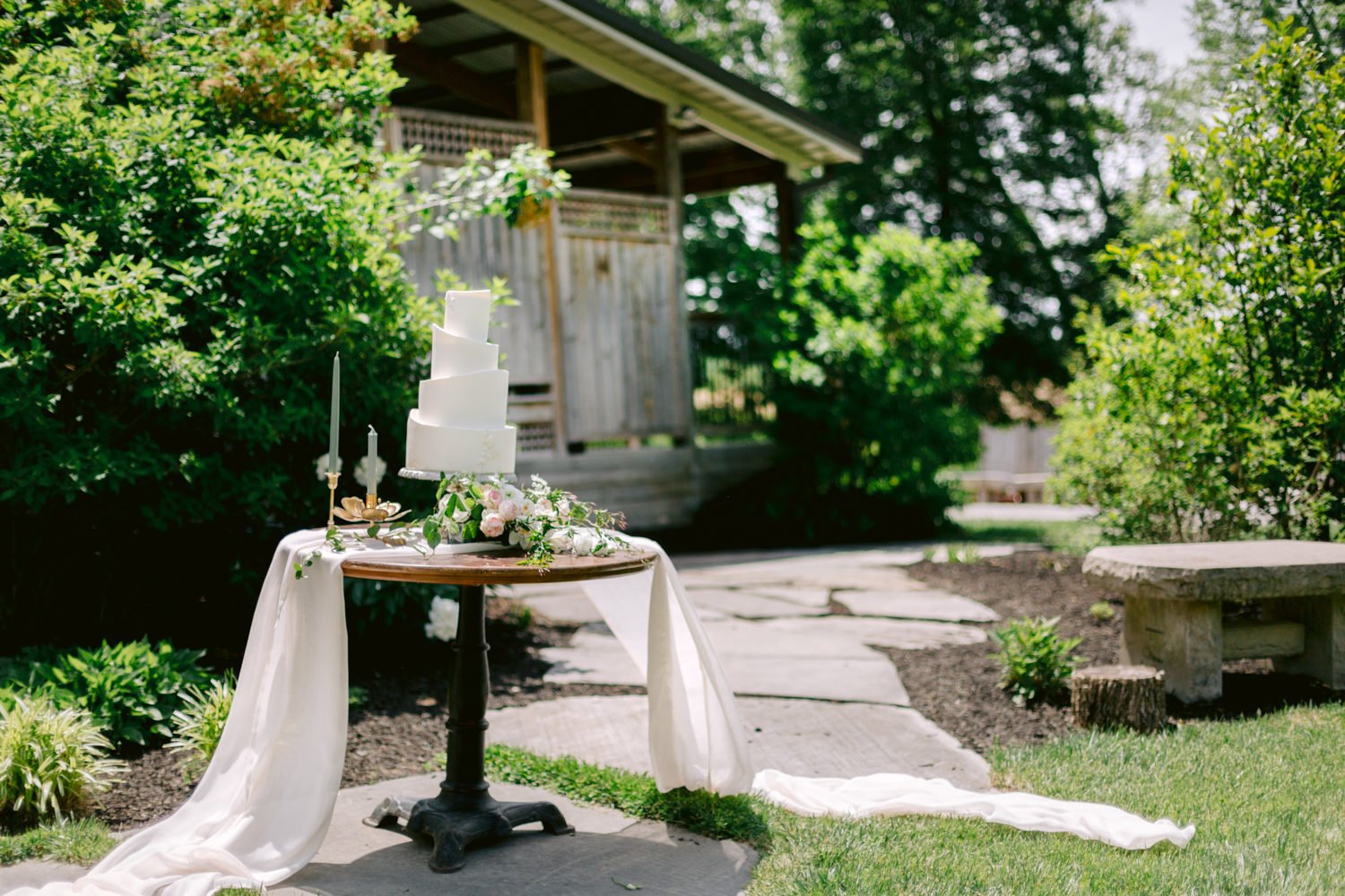 Aurora Ivory Table Runner - Linen Rentals | Wedding Table Linen