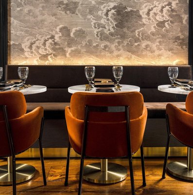 Azalea Black and White Boucle Dining Chair - image 13 of 14