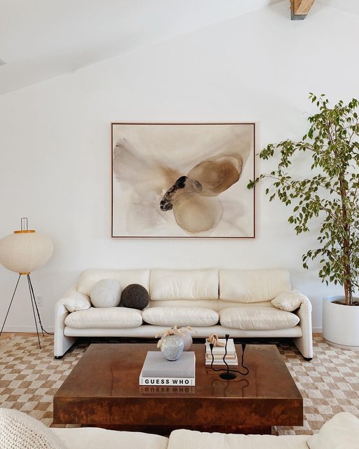 Irregular Checkerboard Rug by Sarah Sherman Samuel