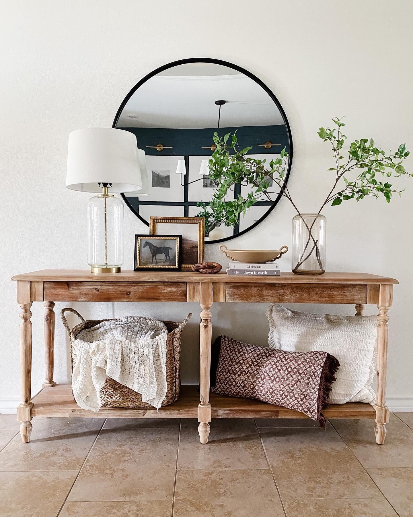 Everett Long Weathered Natural Wood Foyer Table World Market