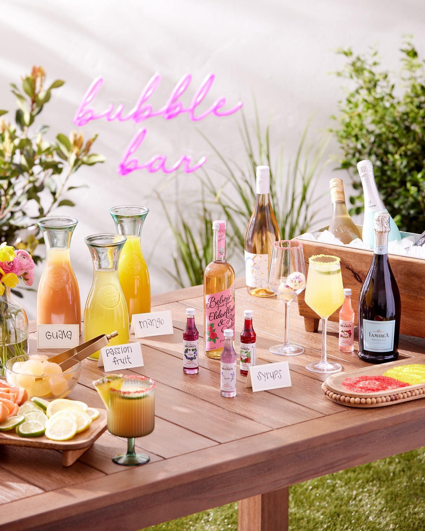 Monin Mini Floral Syrup Collection 5 Pack - World Market