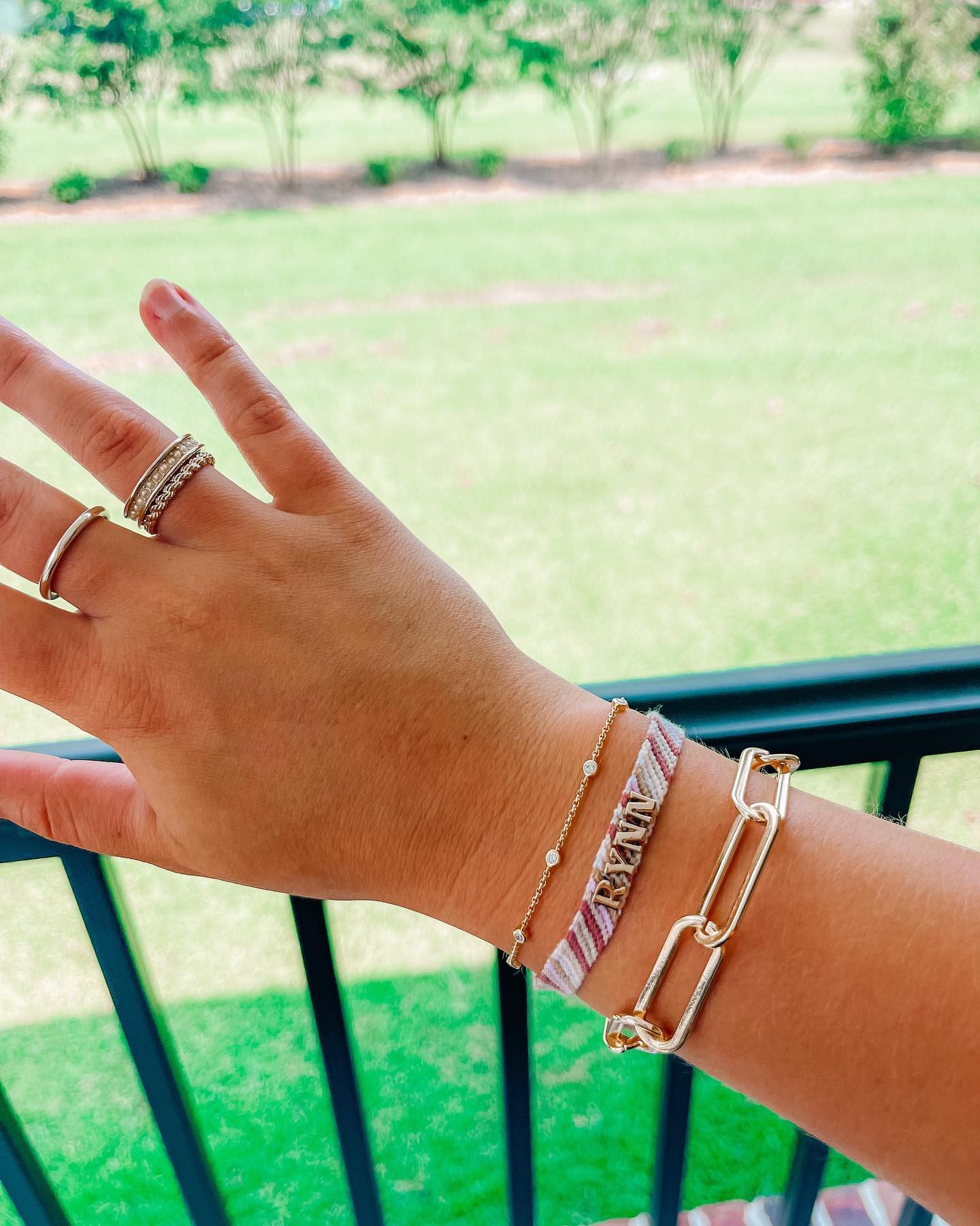 Hera Bracelet - Large Gold Plated Brass – Paperclip chain Hera Bracelet - Large Gold Plated Brass – Paperclip chain