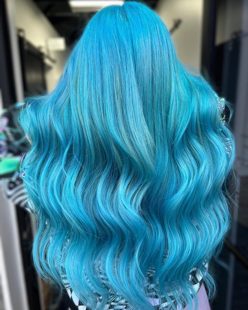 mint blue hair dye