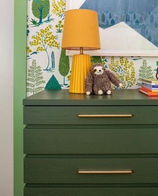 Jewel Dark Green Wood Wide 6-Drawer Kids Dresser - image 9 of 13