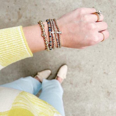 Joelle Pisa Bracelet - Gold/Pavé