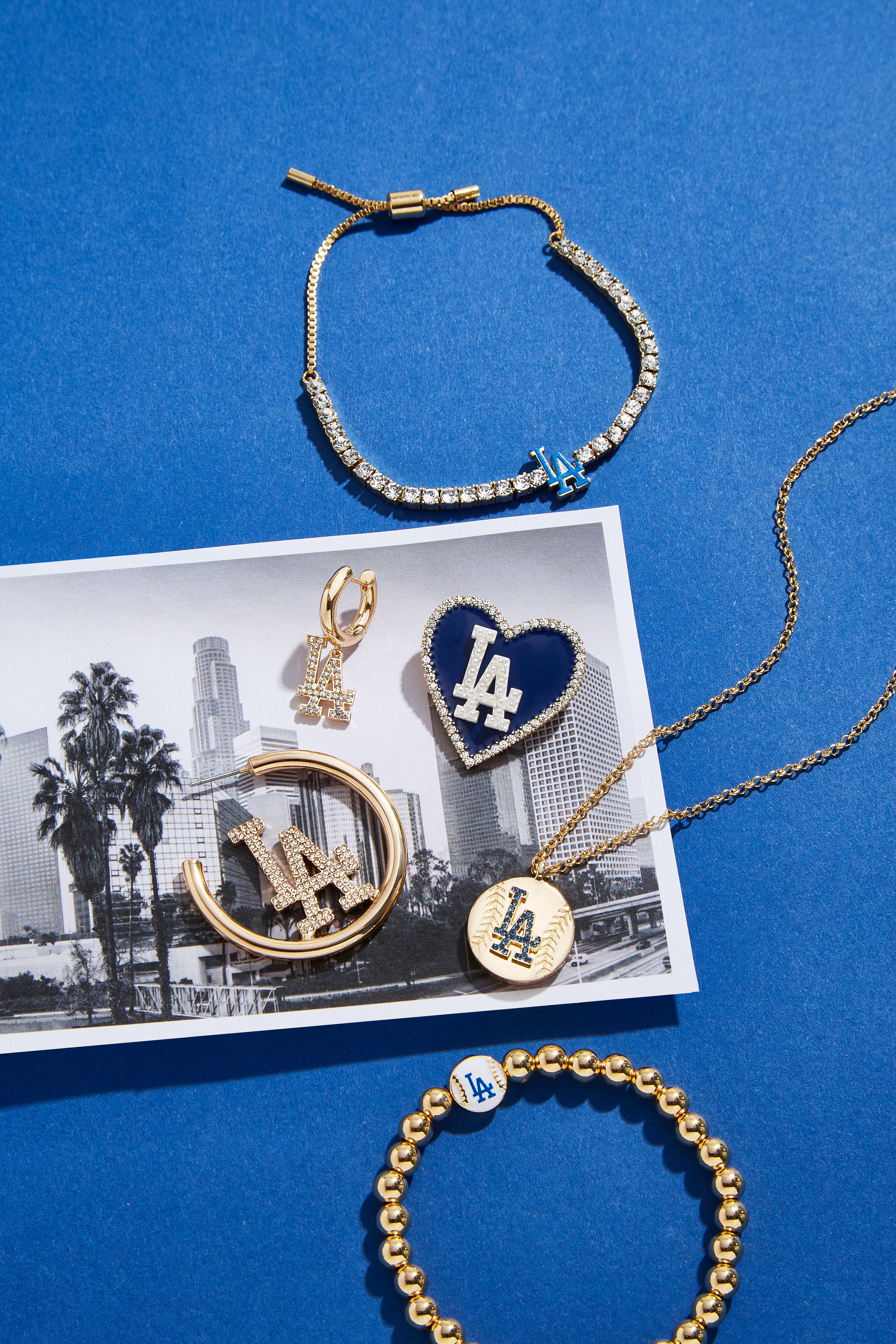 ☆Baublebar☆LAドジャース ロゴ&ホットドッグ ピアスセット ☆Baublebar☆LAドジャース ロゴ&ホットドッグ ピアスセット