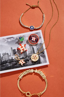 MLB Statement Stud Earrings - Houston Astros – MLB earrings