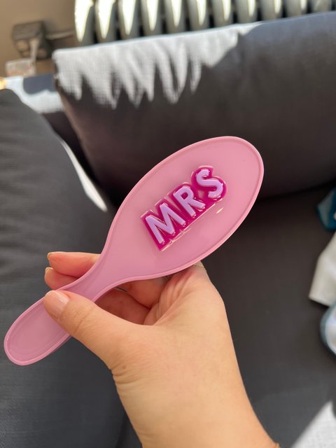 Fine Line Mini Custom Hair Brush - Lavender