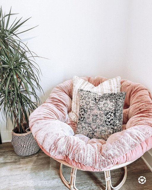 Nookea Folding Chair Animal Crossing Pink Velvet Velvet Stool Acnh