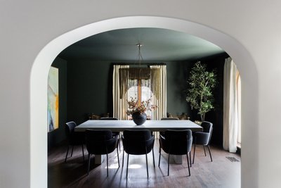Azalea Brown Velvet Dining Chair - image 10 of 14