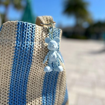 BaubleBar Mickey Mouse Bag Charm - White Sport Edition