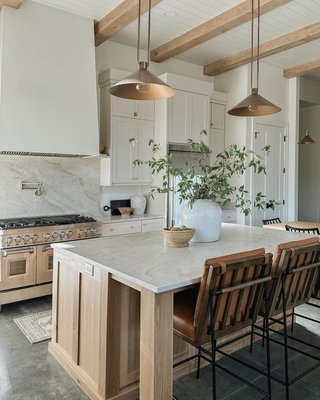 Andre White and Brass 2-Light Pendant 52" - image 10 of 11