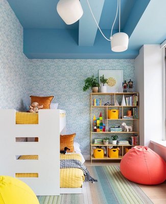 Abridged White Glaze Wood Kids Twin Over Full Bunk Bed with Left Ladder - image 10 of 14