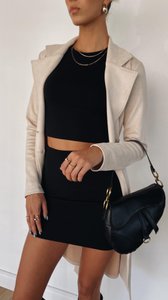Real Stunner Taupe Quilted Crossbody Bag