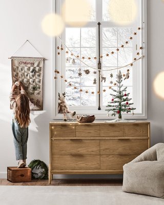 Bodie 54" Natural Oak Wood Wide 8-Drawer Kids Dresser - image 14 of 15