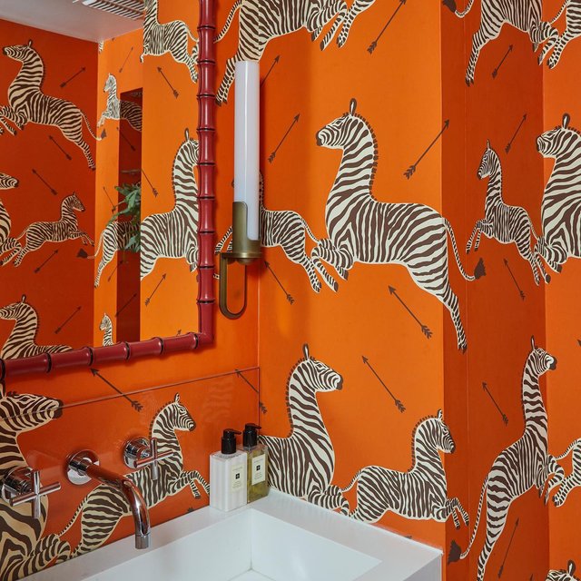 Zebra Magnetic Wallpaper By Sisters Guild