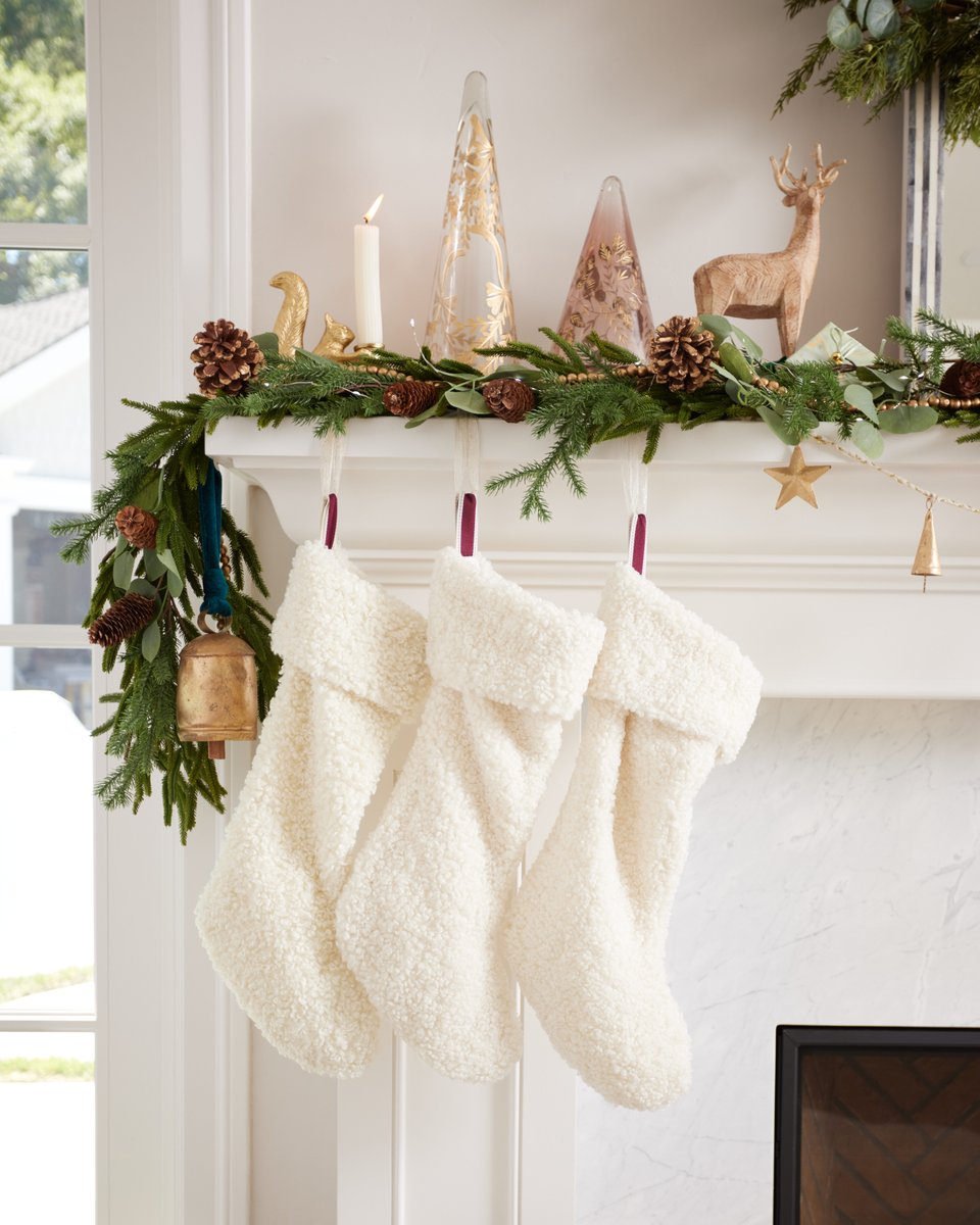 Gold Metal Star And Bell Garland - World Market